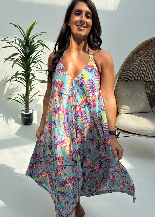 Jumpsuit One size (fits UK 6-18) The Harem Jumpsuit - Lama Rainbow dubai outfit dress brunch fashion mums