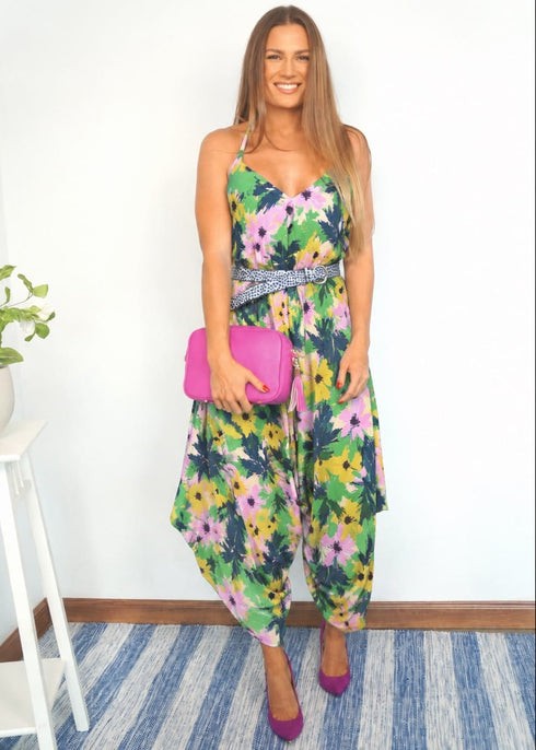 Jumpsuit One size (fits UK 6-18) The Harem Jumpsuit - Pink Sunshine dubai outfit dress brunch fashion mums
