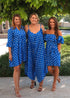Jumpsuit O/S The Harem Jumpsuit - Royal Blue Polka dubai outfit dress brunch fashion mums