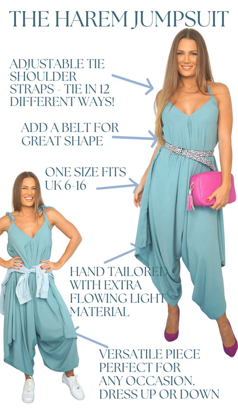 Jumpsuit One size (fits UK 6-18) The Harem Jumpsuit - TEMPLATE dubai outfit dress brunch fashion mums