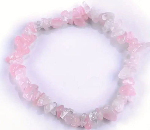 Rose Quartz pink - for love & healing Pure Crystal Bracelets dubai outfit dress brunch fashion mums