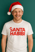 Santa Habibi - The Men's Christmas Tee White dubai outfit dress brunch fashion mums