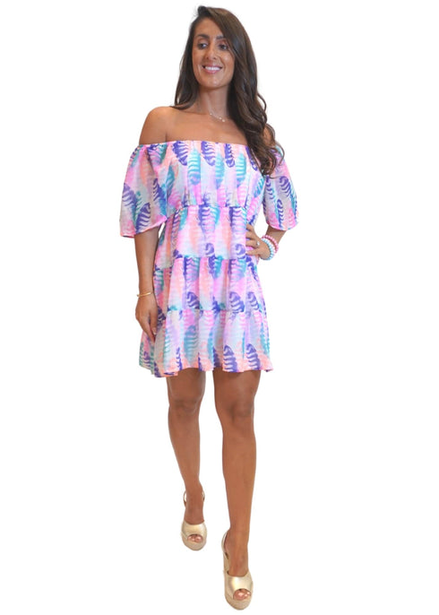 The Babydoll - Neon Feathers dubai outfit dress brunch fashion mums