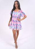 The Babydoll - Neon Feathers dubai outfit dress brunch fashion mums