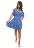 The Babydoll - Royal Blue W/ Yellow Birds dubai outfit dress brunch fashion mums