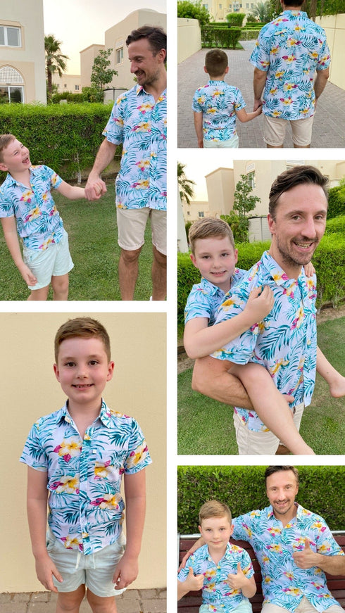 The Boy's Casual Shirt - Watermelon Hope (Navy) dubai outfit dress brunch fashion mums