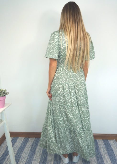 The Brighton Dress - Boho Sage dubai outfit dress brunch fashion mums