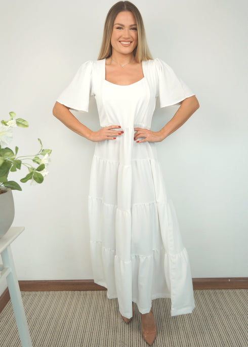 The Brighton Dress - Cy White dubai outfit dress brunch fashion mums