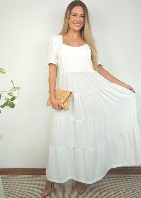 The Brighton Dress - Cy White dubai outfit dress brunch fashion mums