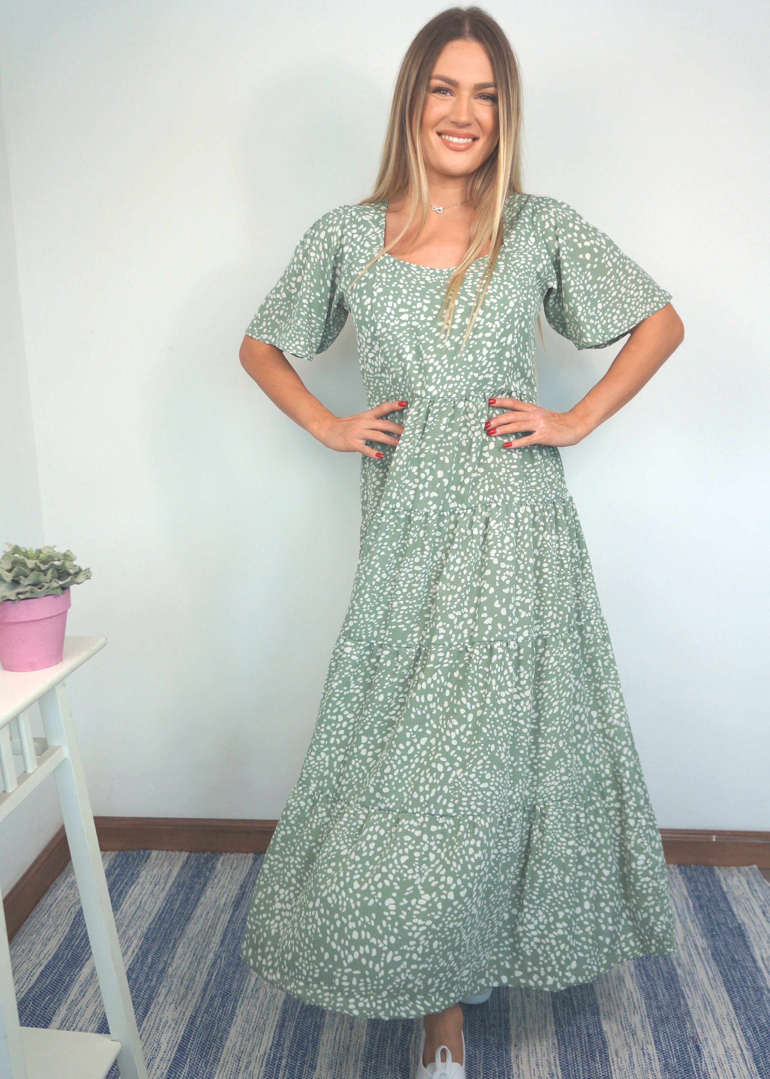 Boho clearance sage dress