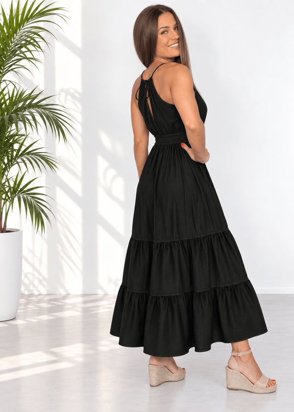 The California Maxi - Cy Black dubai outfit dress brunch fashion mums