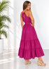 The California Maxi - Cy Magenta dubai outfit dress brunch fashion mums