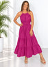 The California Maxi - Cy Magenta dubai outfit dress brunch fashion mums