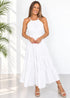 The California Maxi - Cy White dubai outfit dress brunch fashion mums