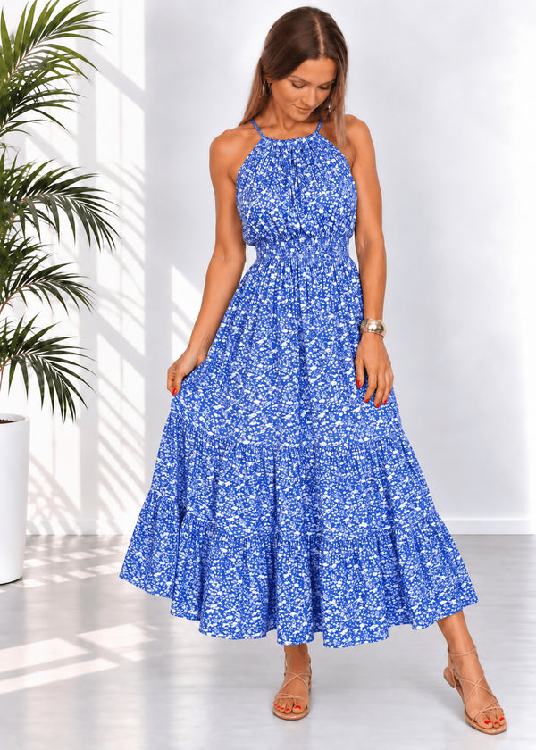 The California Maxi - Ditsy Royal dubai outfit dress brunch fashion mums