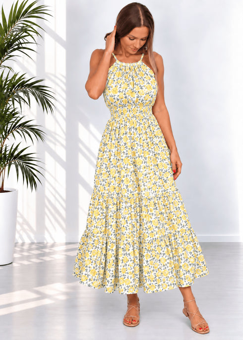 The California Maxi - Lemon Garden dubai outfit dress brunch fashion mums