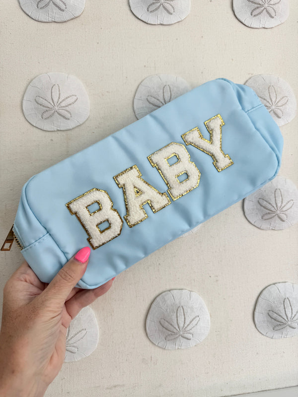 The Classic Pouch - Blue Baby dubai outfit dress brunch fashion mums