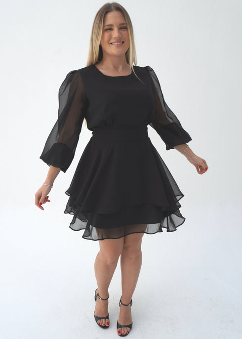 The Dream Dress - Midnight Black dubai outfit dress brunch fashion mums