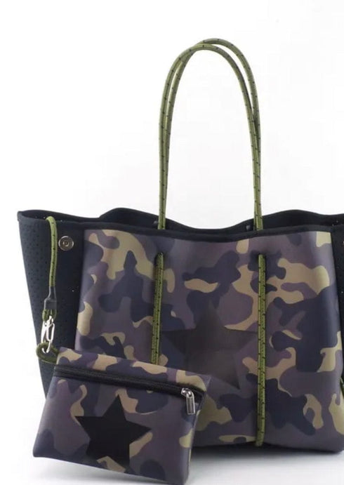 The Everything Bag - Camo Black Star dubai outfit dress brunch fashion mums