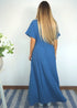 The Fitted Shirt Dress - Cy Slate Blue dubai outfit dress brunch fashion mums