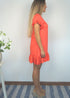 The Flirty Anywhere Dress - Holiday Coral dubai outfit dress brunch fashion mums