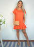 The Flirty Anywhere Dress - Holiday Coral dubai outfit dress brunch fashion mums