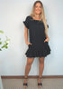 The Flirty Anywhere Dress - Midnight Black dubai outfit dress brunch fashion mums