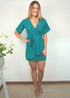 The Flirty Wrap Dress - Summer Teal dubai outfit dress brunch fashion mums