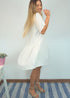 The French Dress - Cy White dubai outfit dress brunch fashion mums