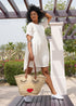 The French Dress - Cy White dubai outfit dress brunch fashion mums