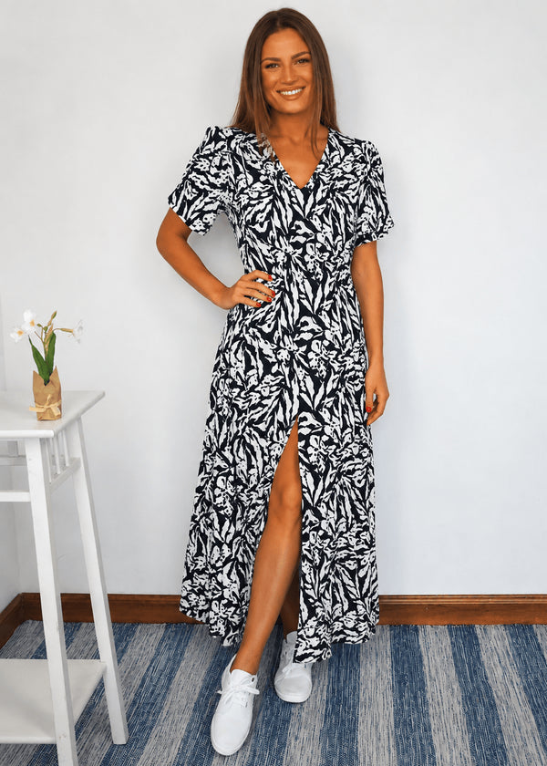 The Helen Dress - Black Bouquet dubai outfit dress brunch fashion mums