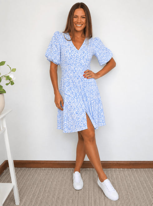 The Helen Dress - Ocean Spots dubai outfit dress brunch fashion mums