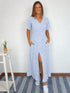 The Helen Dress - Ocean Spots dubai outfit dress brunch fashion mums