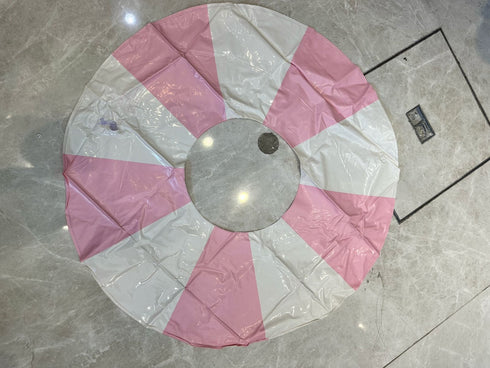 Pink White Ring The Inflatables dubai outfit dress brunch fashion mums