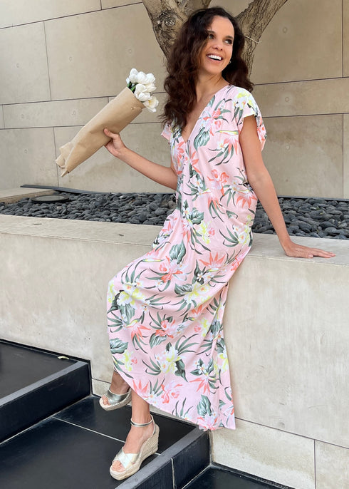 O/S The Kate Maxi Dress - Life's A Peach dubai outfit dress brunch fashion mums