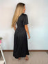 The Kensington Dress - Black Satin dubai outfit dress brunch fashion mums