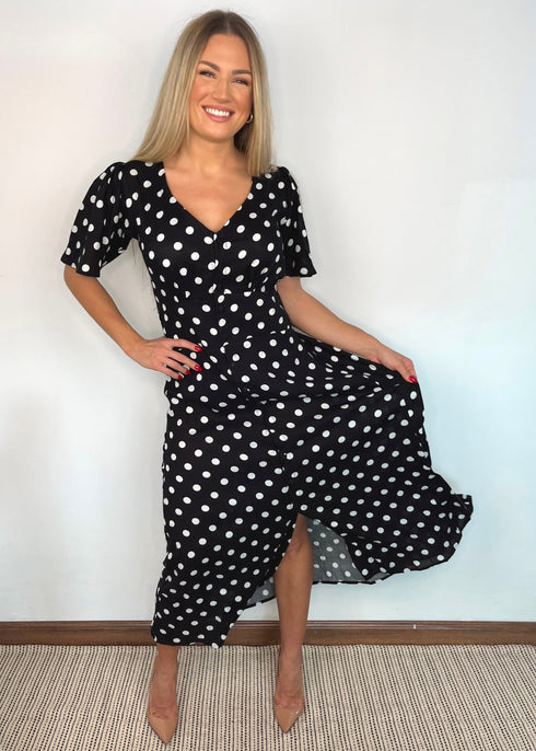 The Kensington Dress - City Polka dubai outfit dress brunch fashion mums