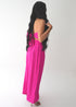 The KMH Edit Trousers - Hot Pink dubai outfit dress brunch fashion mums