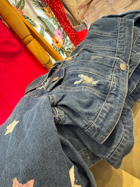 The Little Denim Jacket dubai outfit dress brunch fashion mums