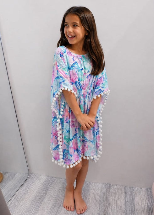 The Little Kaftan - Mermaid Shells dubai outfit dress brunch fashion mums