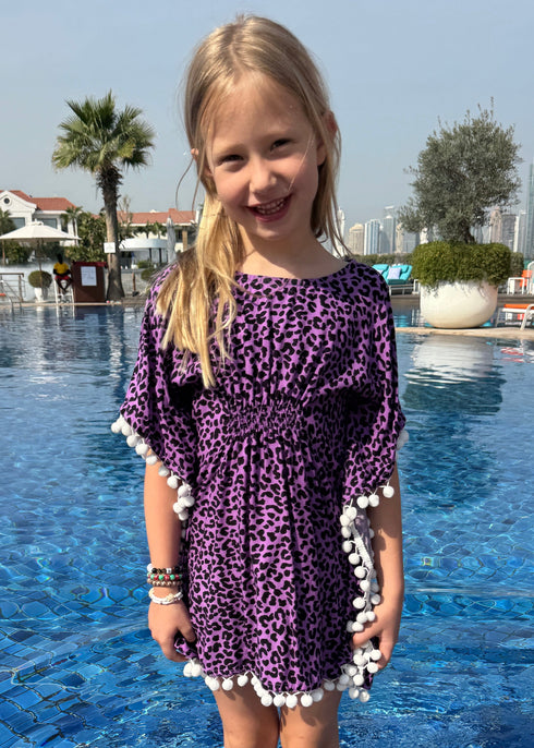 The Little Kaftan - Purple Jungle dubai outfit dress brunch fashion mums
