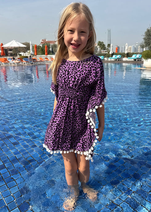 The Little Kaftan - Purple Jungle dubai outfit dress brunch fashion mums