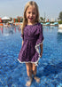 The Little Kaftan - Purple Jungle dubai outfit dress brunch fashion mums