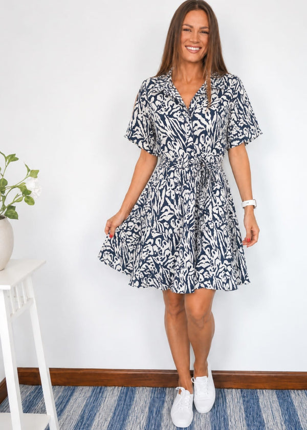 The Lola Shirt Dress - Black Bouquet dubai outfit dress brunch fashion mums