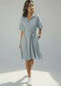 The Lola Shirt Dress - Cy Azure Blue dubai outfit dress brunch fashion mums
