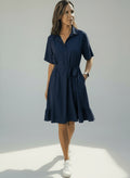The Lola Shirt Dress - Cy Navy dubai outfit dress brunch fashion mums