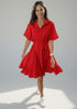 The Lola Shirt Dress - Cy Red dubai outfit dress brunch fashion mums