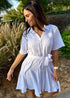 The Lola Shirt Dress - Cy White dubai outfit dress brunch fashion mums