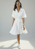 The Lola Shirt Dress - Cy White dubai outfit dress brunch fashion mums