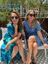 The Lola Shirt Dress - Ditsy Royal dubai outfit dress brunch fashion mums